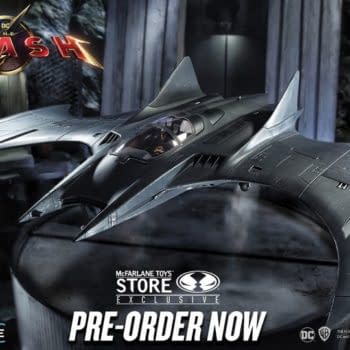 McFarlane Toys Reveals Exclusive $250 The Flash Batman 89’ Batwing 