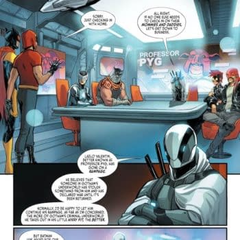 Interior preview page from Batman Incorporated #6