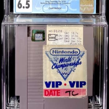 1990 Nintendo World Championship Cartridge At $45,000 At Auction