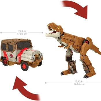 Mattel Unveils Transforming Jurassic Park Tyrannosaurus Rex Jeep