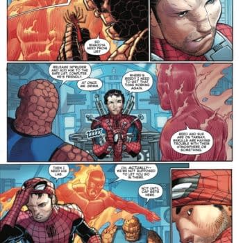 Interior preview page from AMAZING SPIDER-MAN #23 JOHN ROMITA JR. COVER