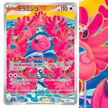 Pokémon TCG Japan: Clay Burst Preview: Flamigo Illustration