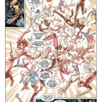 Interior preview page from SPIDER-MAN #7 MARK BAGLEY COVER