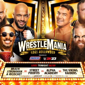 WrestleMania Saturday Promo Graphic: Men's Tag Team Showcase.