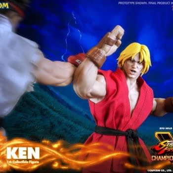 IconiQ Studios Debuts New Street Fighter 1/6 Figure with Ken Masters 