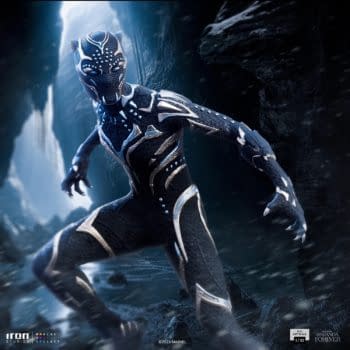 Shuri Suits Up at the Black Panther with Iron Studios Newest Statue 