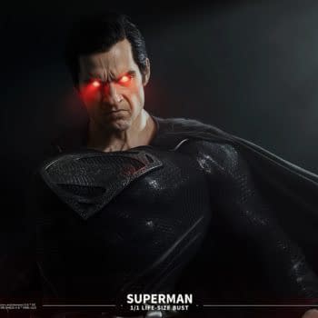 Infinity Studios Unveils Black Suit Superman Life-Size Replica Bust 
