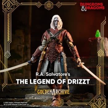 Hasbro Unveils Dungeons & Dragons Golden Archive Drizzt Figure 