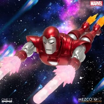 Take Flight with One:12 Iron Man Centurion Armor from Mezco Toyz