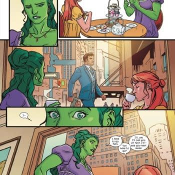 Interior preview page from SHE-HULK #13 JEN BARTEL COVER
