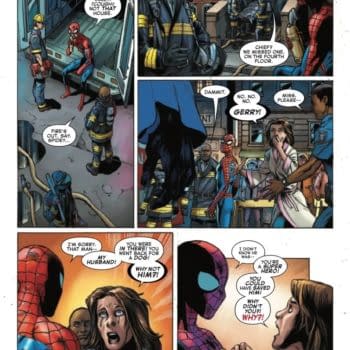 Interior preview page from SPIDER-MAN #8 MARK BAGLEY COVER