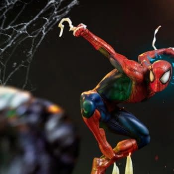 Iron Studios Debuts New Marvel Comics Spider-Man vs Villains Statue 