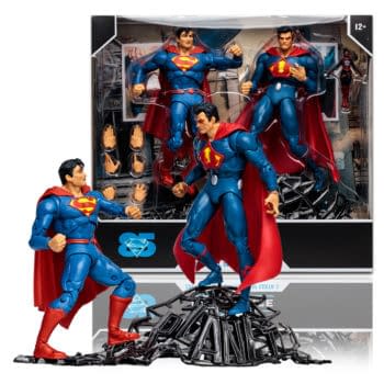It is Superman vs Superman of Earth-3 with New McFarlane Exclusive 