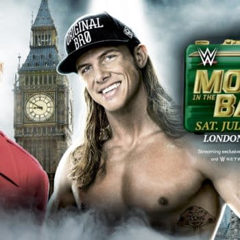 WWE Money in the Bank promo graphic for Matt Riddle vs. Gunther