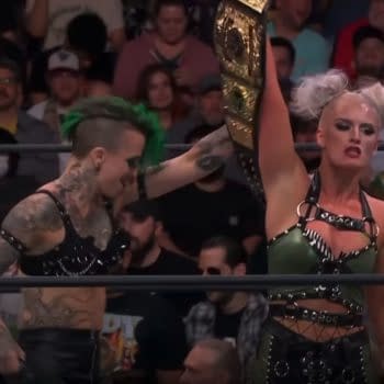 Toni Storm appears on AEW Dynamite with Ruby Soho