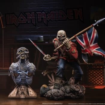 Iron Maiden's Powerslave Eddie Electrifies with New Sideshow Statue 