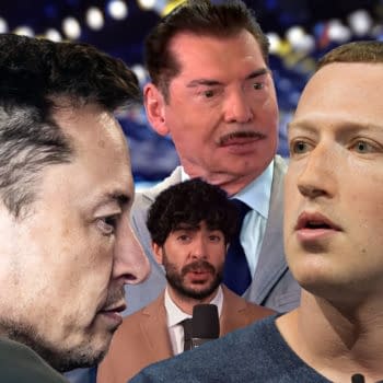 Vince McMahon observes the big money potential of a match between Elon Musk and Mark Zuckerberg while Tony Khan can only watch with envy.