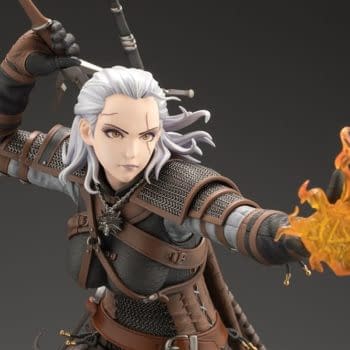 Kotobukiya Debuts Female Version of Geralt of Rivia from The Witcher 