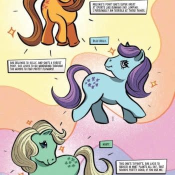 Interior preview page from My Little Pony 40th Anniversary Special #1