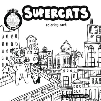 Cover image for SUPERCATS COLORING BOOK