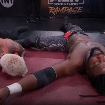 Darby Allin and Swerve Strickland appear on AEW Rampage