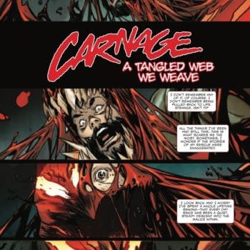 Interior preview page from WEB OF CARNAGE #1 KENDRICK "KUNKKA" LIM COVER