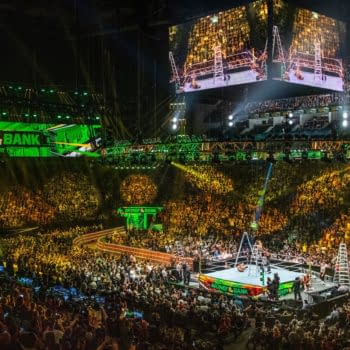 WWE Money in the Bank in the O2 Arena in London. Photo: WWE Press Release