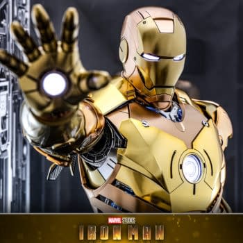 Iron Man Gets A New 300 Piece Golden Mark III Armor from Hot Toys 