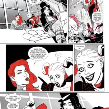 Interior preview page from Harley Quinn: Black + White + Redder #2