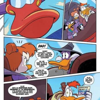 Interior preview page from Darkwing Duck #8