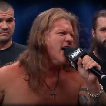 Chris Jericho yells at Will Ospreay on AEW Dynamite