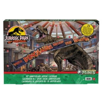 Enter Jurassic Park this Holiday with Mattel's Advent Calendar Set 