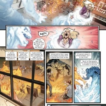 Interior preview page from ASTONISHING ICEMAN #2 JESUS SAIZ COVER