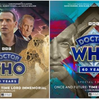 Doctor Who 60th Annv "Once and Future" Teams Eccleston, David Warner