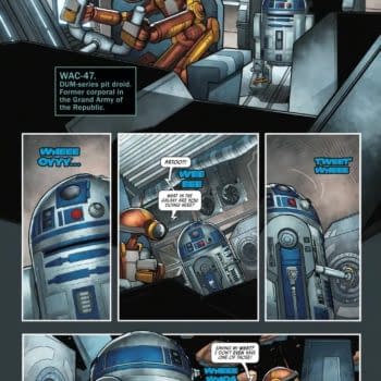 Interior preview page from STAR WARS: DARK DROIDS - D-SQUAD #1 AARON KUDER COVER
