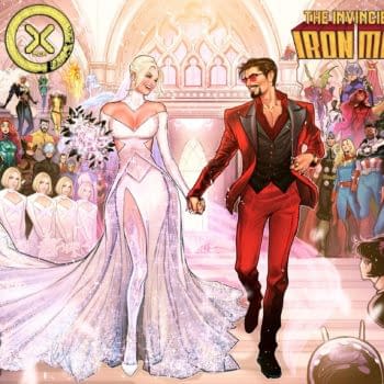 The Wedding Of Emma Frost And Tony Stark Is Not How It Was Pictured