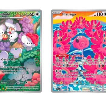 Cards of Pokémon TCG: Paldea Evolved Part 53: Maushold & Flamigo