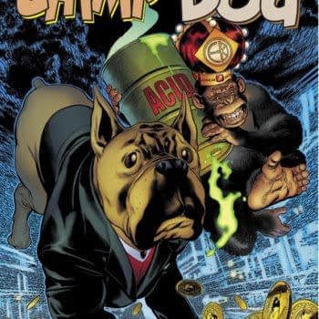 Cover image for ACID CHIMP VS BUSINESS DOG (ONE SHOT) CVR A PUGH (MR)