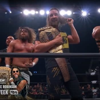 Bullet Club Gold stands tall after Juice Robinson wins the Dynamite Dozen Battle Royal on AEW Dynamite
