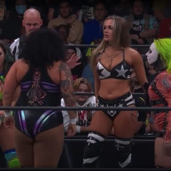 Skye Blue, Willow Nightingale, Anna Jay, and Abadon face off on AEW Rampage