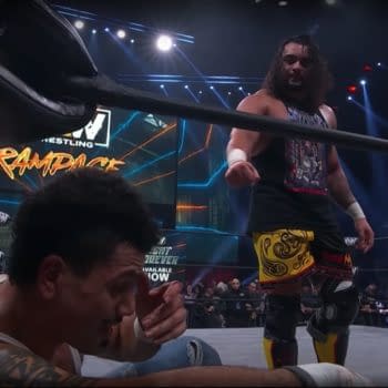 Santana and Ortiz after their match on AEW Rampage