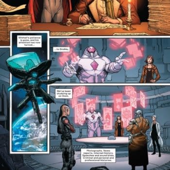 Interior preview page from X-FORCE #35 DANIEL ACUNA COVER