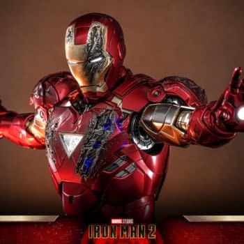 Iron Man Takes Flight with New Mark VI 1/4 Scale Figure from Hot Toys