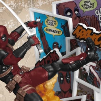Deadpool Slices and Dices with His New Statue from Beast Kingdom 