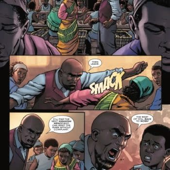 Interior preview page from BLACK PANTHER #6 TAURIN CLARKE COVER