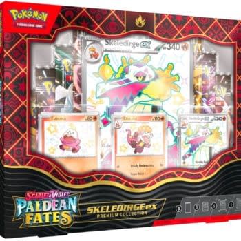 Pokémon TCG Paldean Fates Product Reveal: Skeledirge ex Collection