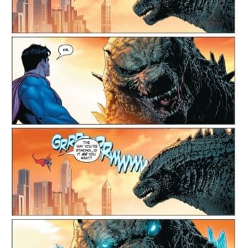 Interior preview page from Justice League vs. Godzilla vs. Kong #2
