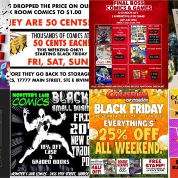 82 Comic Shops Doing Black Friday Sales For 2023