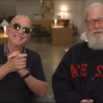 Late Show: David Letterman, Paul Shaffer Reunite for Marquee Giveaway