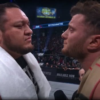 Samoa Joe and MJF are face-to-face on AEW Dynamite